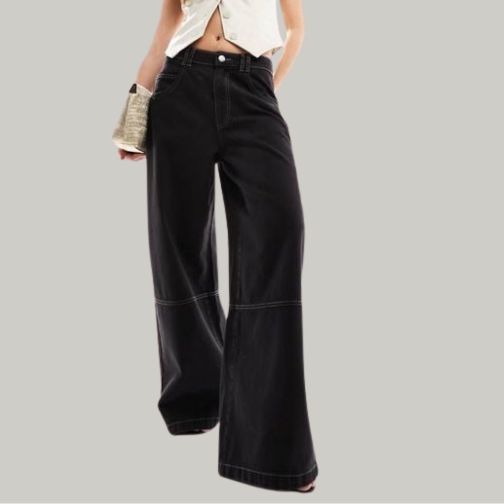 EUC Bershka Carpenter Wide Leg Pants